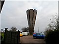 V-shaped water tower at Tonwell