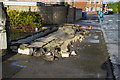 TA1230 : Blown over wall on Wheldale Avenue, Hull by Ian S