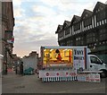 Mobile Butcher in Stockport Market Place