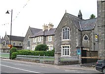H4104 : Cavan Masonic Lodge and Presbyterian Church and Manse in Farnham Street by Eric Jones