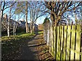 Cycle route on old railway