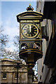 TQ3081 : Pied Bull Yard clock, Bloomsbury by Jim Osley
