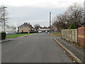 Ravens Crescent - looking towards Ravens Walk