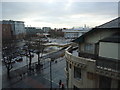 A car park at the former site of the BBC in Manchester