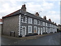 Flint covered terrace on Albert Street, Holt