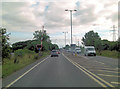 A5 Level Crossing southeast of Pentre Clawdd