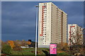 NS6066 : Pinkston Drive Towerblocks, Sighthill, Glasgow by Leslie Barrie