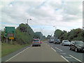 A5 roundabout junction with A495