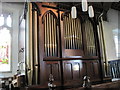 TQ9741 : Organ, St Mary's church, Great Chart by Julian P Guffogg