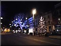 Christmas lights on Hampstead High Street