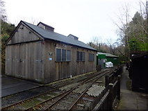SC4178 : Locomotive shed at Lhen Coan Station by Richard Hoare