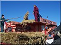 Threshing Machine At Work