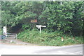 Road sign, West Hoathly