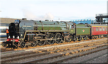 SK9770 : 70013 Oliver Cromwell at Lincoln Station by J.Hannan-Briggs