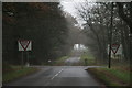 Looking down Station Road and across Melton Road on a grey December morning