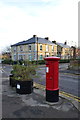 Post Box and Planters, Broomspring Lane, Broomhall, Sheffield