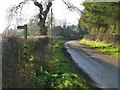 Approaching Mile End Farm