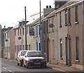 Terraced houses by the A4139