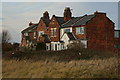 Houses overlooking the River Humber, Paull