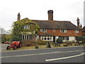 Tractor outside the pub at Northchapel