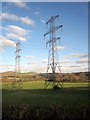 Pylons near Kingston House