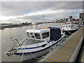 Boats on the waterfront at Littlehampton