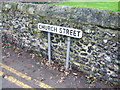 Vintage street nameplate, Church Street, Cliffe