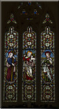 SK8748 : Stained Glass Window, St Martin's church, Stubton by J.Hannan-Briggs