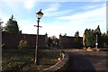 Entrance to Sutton Hall Gardens Caravan Site