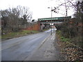 Frith Lane going under the Northern Line