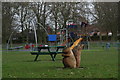 Picnic table for squirrels in Weelsby Woods