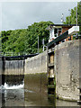 Entering Lincomb Lock, Worcestershire