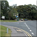 Bus stop and road junction, Beaufort