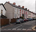 Houses on the east side of Belvedere Terrace, Newport