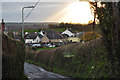 Looking down Roborough Road towards Westaway Heights