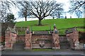 Allerley Well Park entrance, Jedburgh