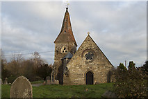 TQ7618 : West end, St Mary Magdalene church, Whatlington by Julian P Guffogg