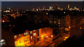 TQ3483 : Parmiter Street, night City View, London by wfmillar