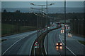 The beginning of the M180 at Barnetby