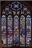 TQ9017 : East window, St Thomas' church, Winchelsea by Julian P Guffogg