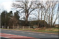 Farm buildings opposite the school in Newport