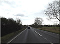TL2460 : Entering Croxton on the A428 Cambridge Road by Geographer