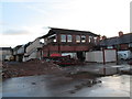 Factory demolition, Langford Street, Leek