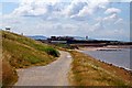 The pathway along Mockbeggar Wharf, Leasowe