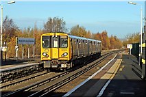 SJ3697 : Merseyrail Class 507, 507012, Aintree railway station by El Pollock