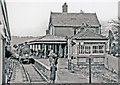 Midhurst station, on last day of passenger services, 1955