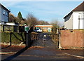 Entrance to Fairwater allotments, Cardiff
