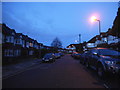 Dusk on Southview Avenue, Neasden