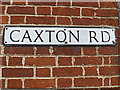 Caxton Road sign