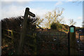 Footpath off Tamworth Road near Corley